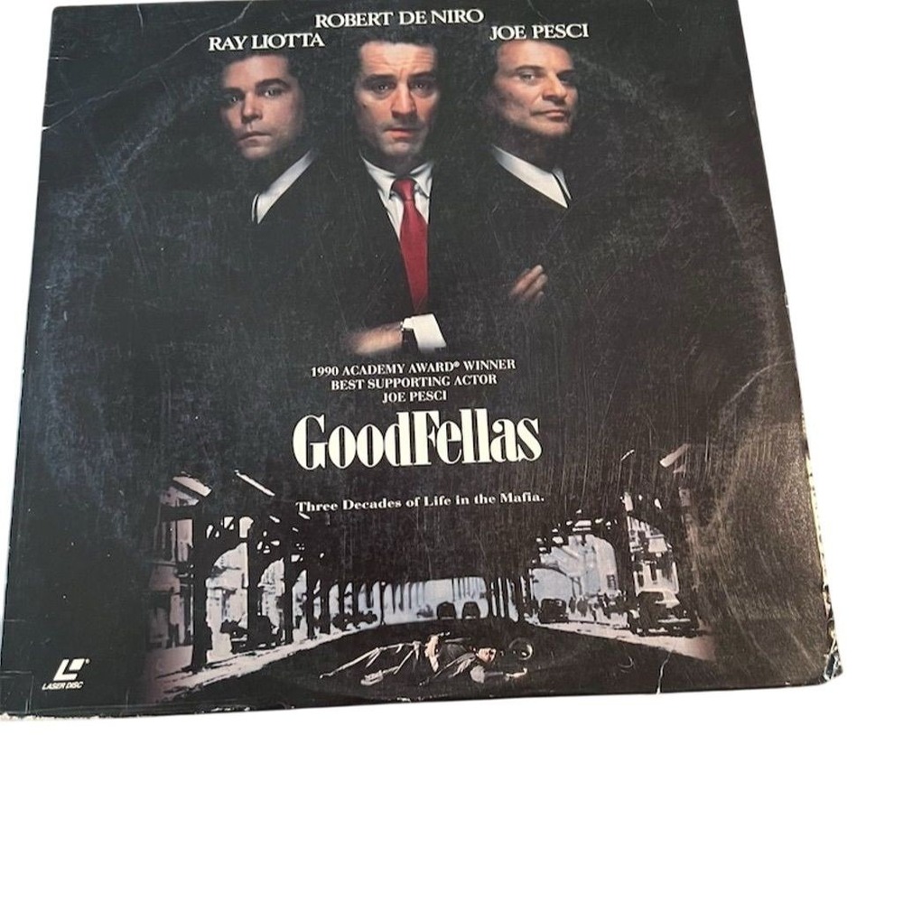 Goodfellas LaserDisc Widescreen Robert De Niro Ray‎ Liotta Joe Pesci tested